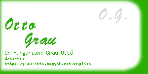 otto grau business card