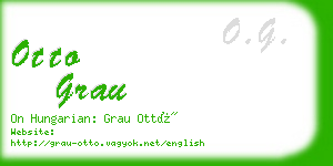 otto grau business card